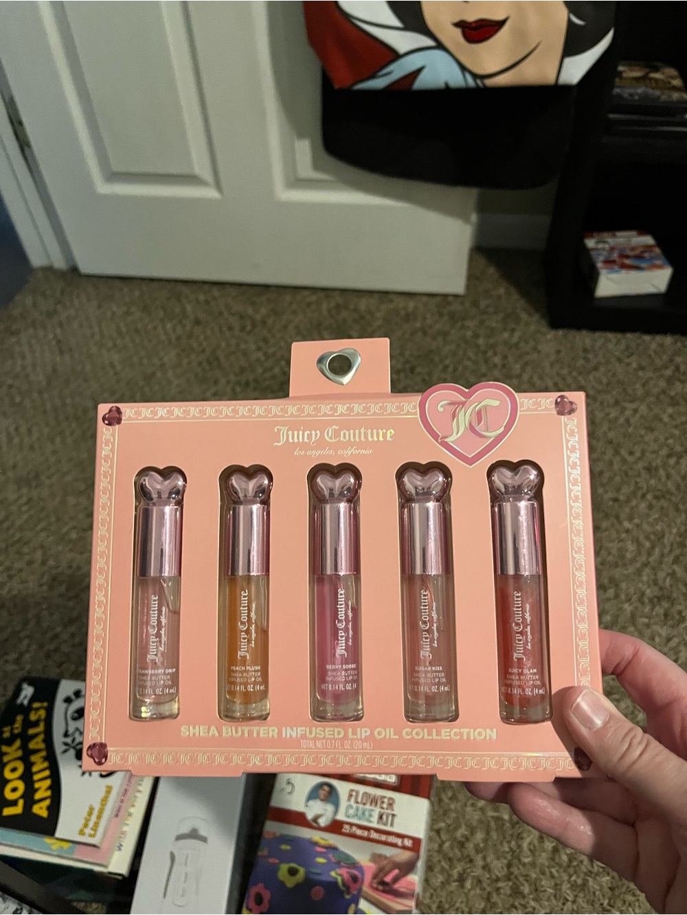 Juicy Couture Shea Butter Infused Lip Oil Set - Pink & Peach Tones